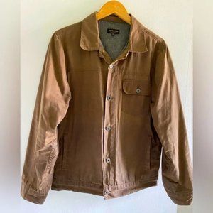 Flint and Tinder Flannel-lined Waxed Trucker Jacket